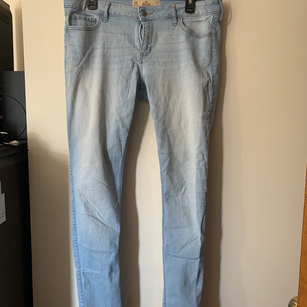 Hollister Regular skinny jeans size 13, mid rinse